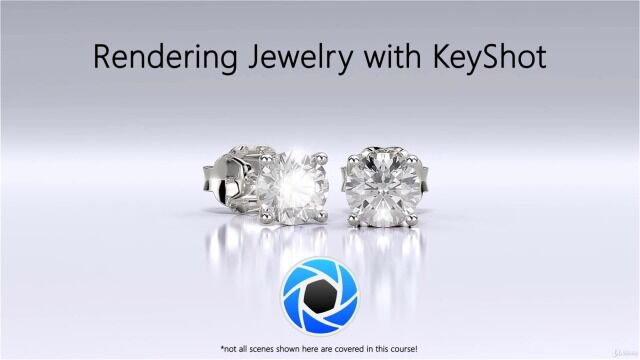 Jewelry rendering with KeyShot