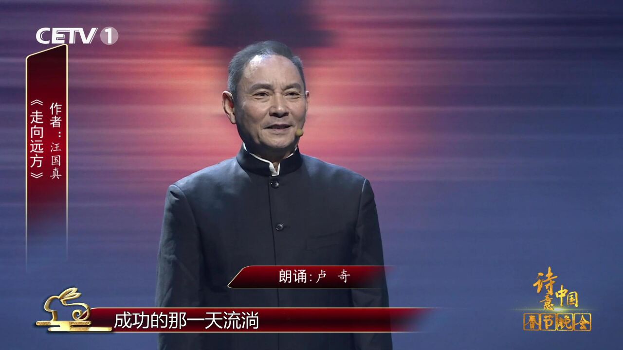 CETV诗意中国2023新春诗会节目展播《走向远方》朗诵:卢奇_高清1080P在线观看平台_腾讯视频