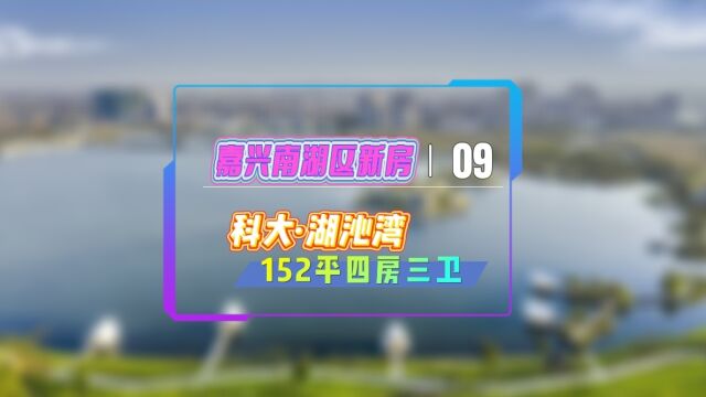 嘉兴南湖区姚家荡板块儿科大湖沁湾,152平方四房三卫