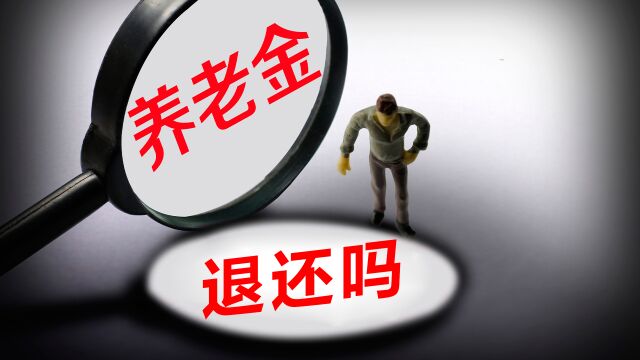 国家严查养老金,之前一次性补缴过的人,需要将其如数退还吗?