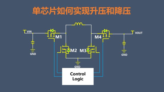 单芯片如何实现升压和降压