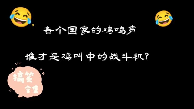 各个国家的鸡鸣声!谁才是鸡鸣中的王者?