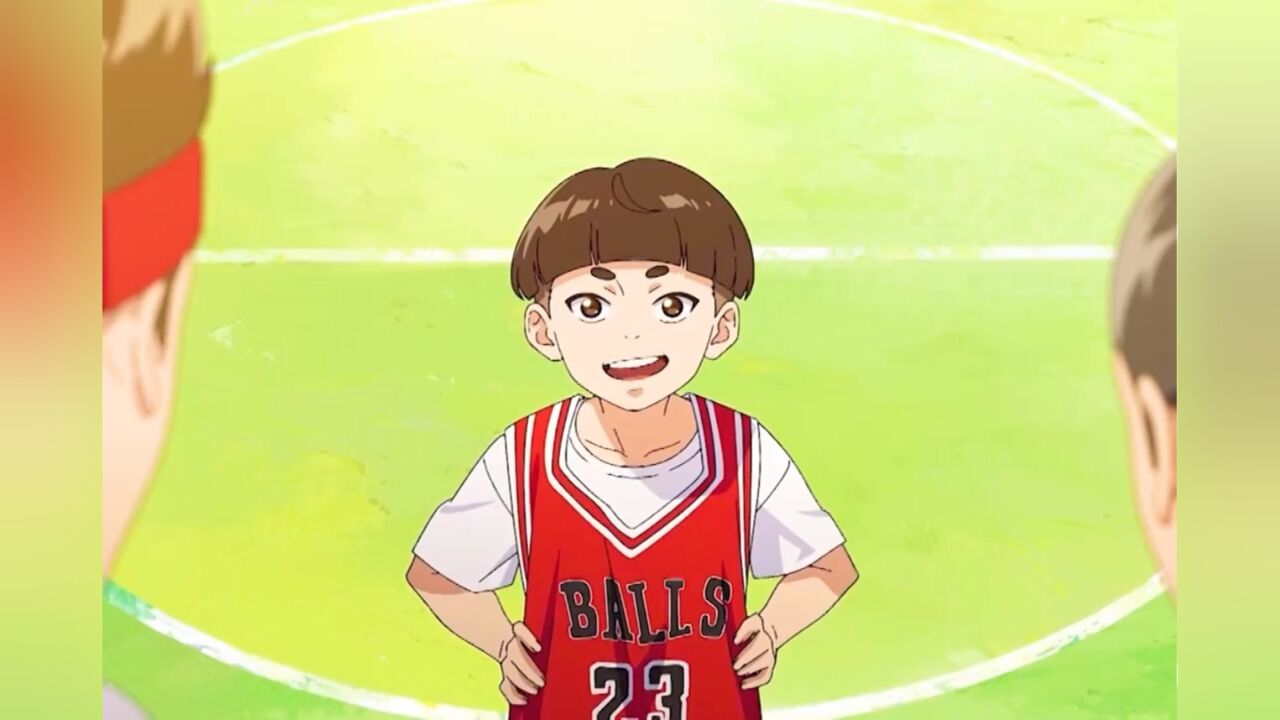 小孩街头篮球炫球技02"左手上篮动画云末球场首