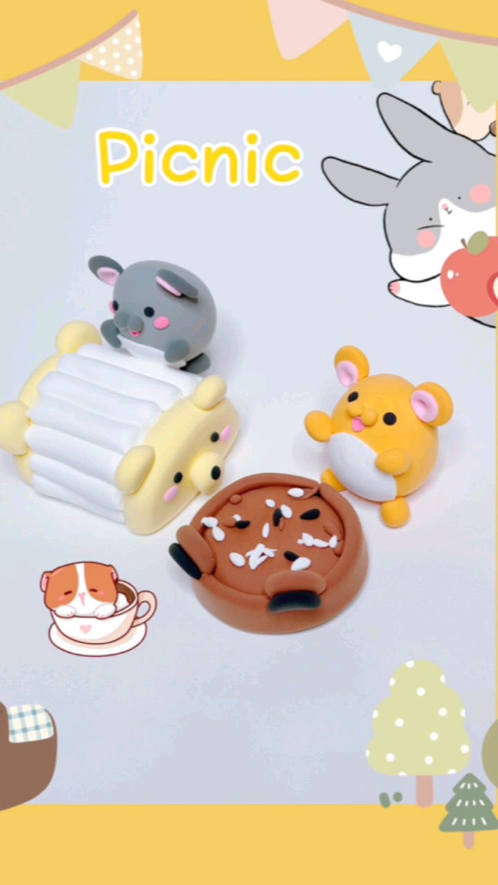 用超轻粘土给可爱的仓鼠做个小屋吧!