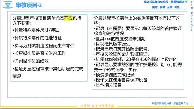 13 审核项目2 分层审核 质量管理方法