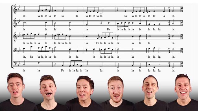 Sing along with The King's Singers Hark all ye lovely saints (Thomas Weelkes)