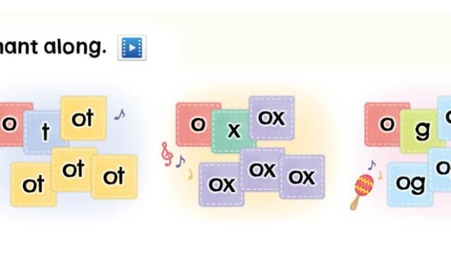 School Phonics自然拼读法—短元音ot,ox,og