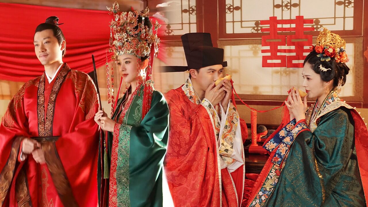 宋朝婚服解析:"红男绿女"究竟是有何含义?