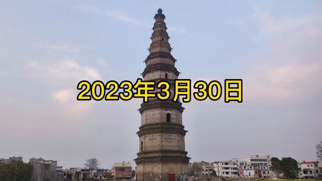 河南南阳900多年古塔