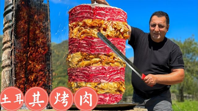 土耳其烤肉,用鸡肉和骆驼肉做双拼,小客人们吃嗨了