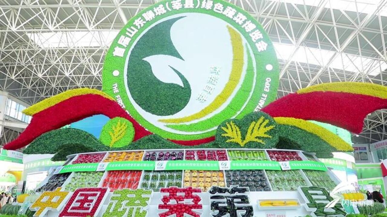 首届山东聊城(莘县)绿色蔬菜博览会开幕