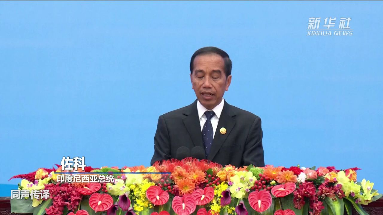 "一带一路"高峰论坛|印度尼西亚总统佐科:咬定青山不放松 就一定能够