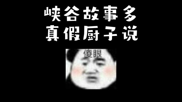 峡谷故事多,真假厨子说