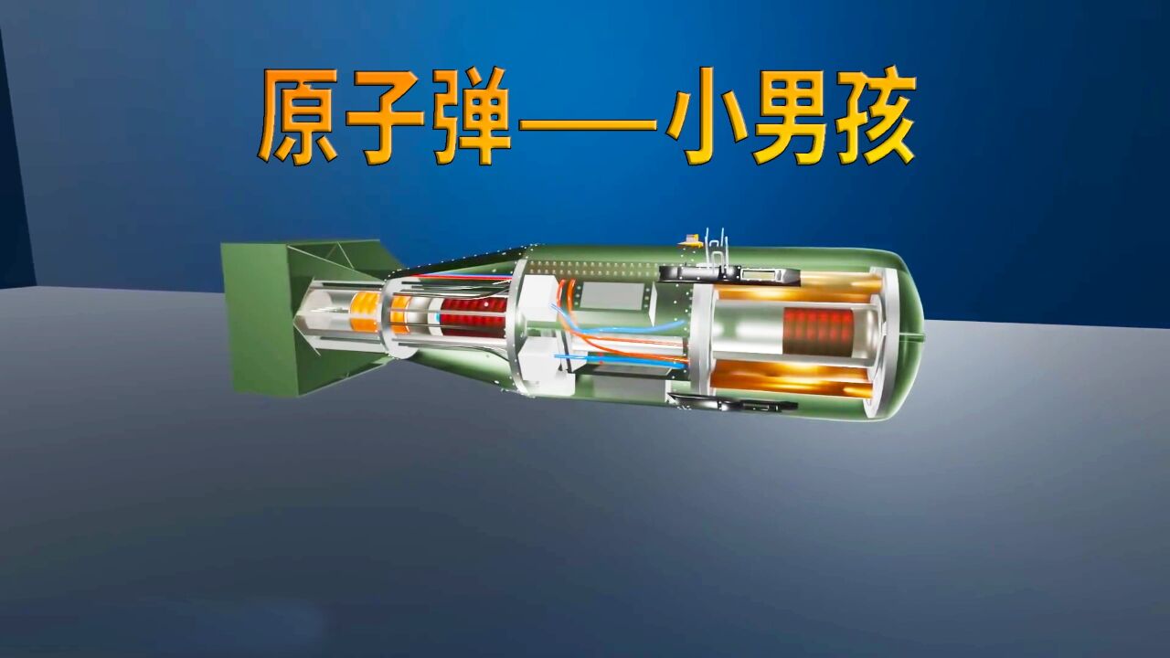 第一颗投入实战的原子弹,它的工作原理是什么?科普动画_高清1080P在线观看平台_腾讯视频