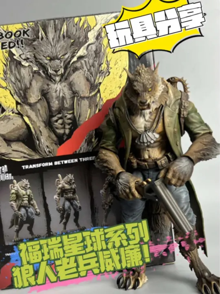手办 #玩具#福瑞星球 #瑞纳模玩 #狼人