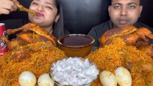 印度夫妻大胃王，食量惊人