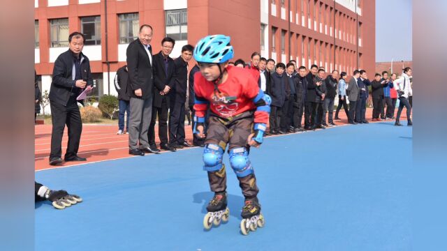 长华体育建设标准速度轮滑场,让孩子们健康快乐成长