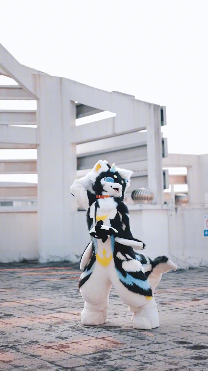 夏天如何放飛自我~來跟我學~#叮叮噹噹舞#魔性#牽比絨#獸裝#furry