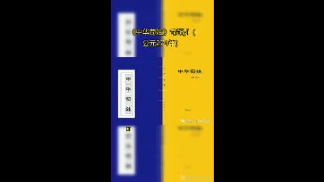 《中华荀姓》荀顗y琨公元274年)