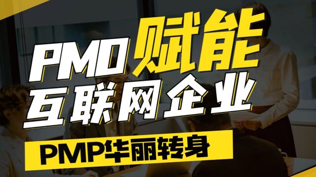 PMO为互联网企业治理提高项目效率 为PMP们执行有序