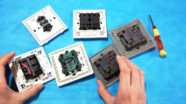 5种家用开关的接线,维修电工学会接这5种开关,干家装就轻松多了