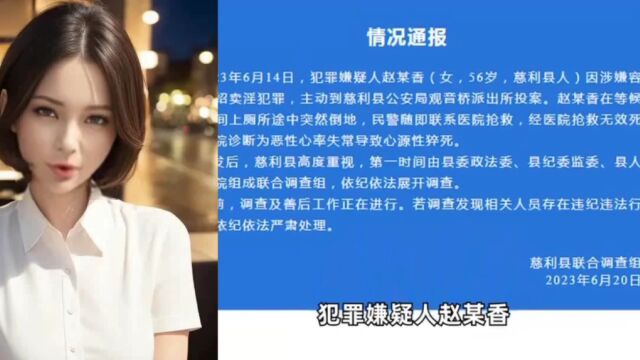 湖南一女子在派出所等候讯问期间死亡,官方深夜通报