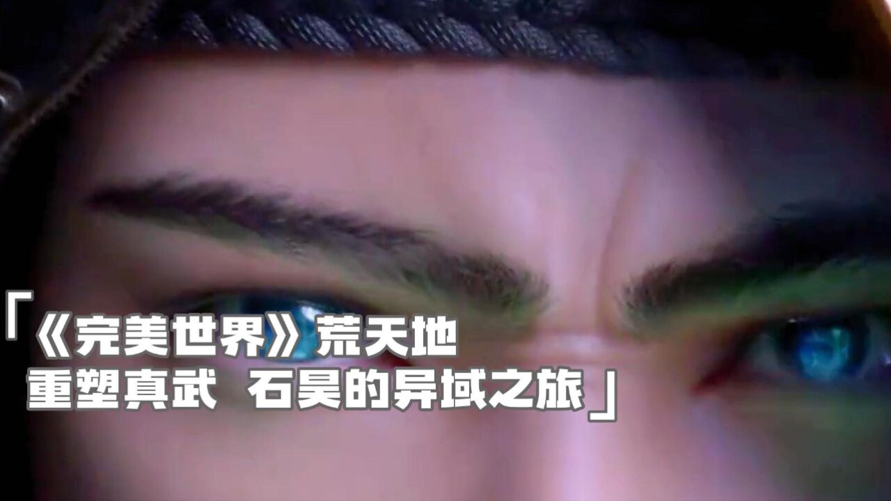 《完美世界》荒天帝重塑真武：石昊的异域之旅_腾讯视频