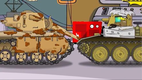 坦克动画，美国T7疯子教授，用M26潘兴坦克制造出了僵尸坦克