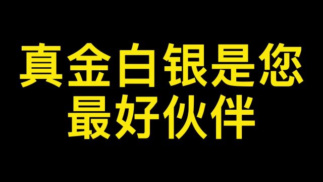 真金白银是您最好伙伴