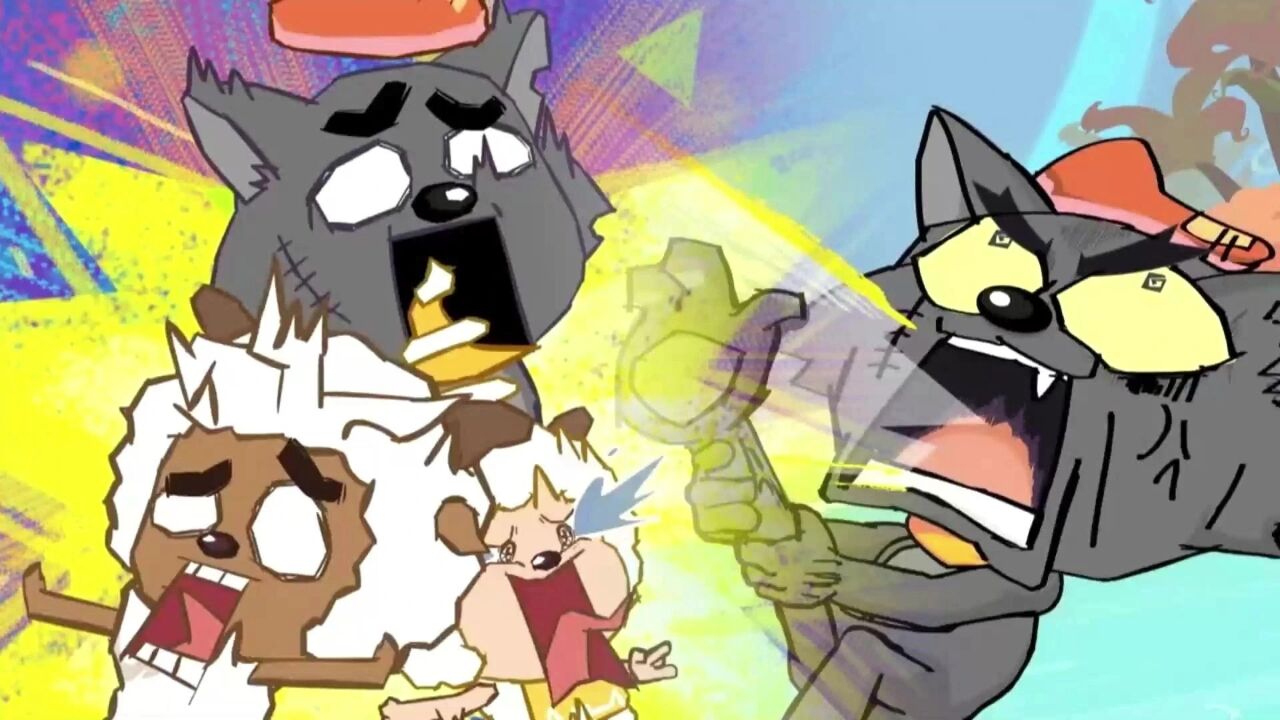 喜羊羊与灰太狼之遨游神秘洋:狼叔一如既往的搞笑,羊村它跑了!