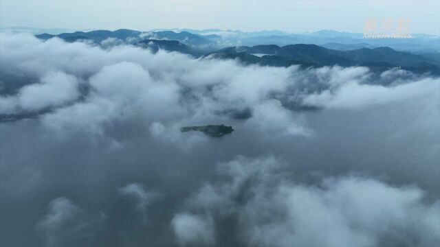 江苏溧阳:烟雨朦胧天目湖