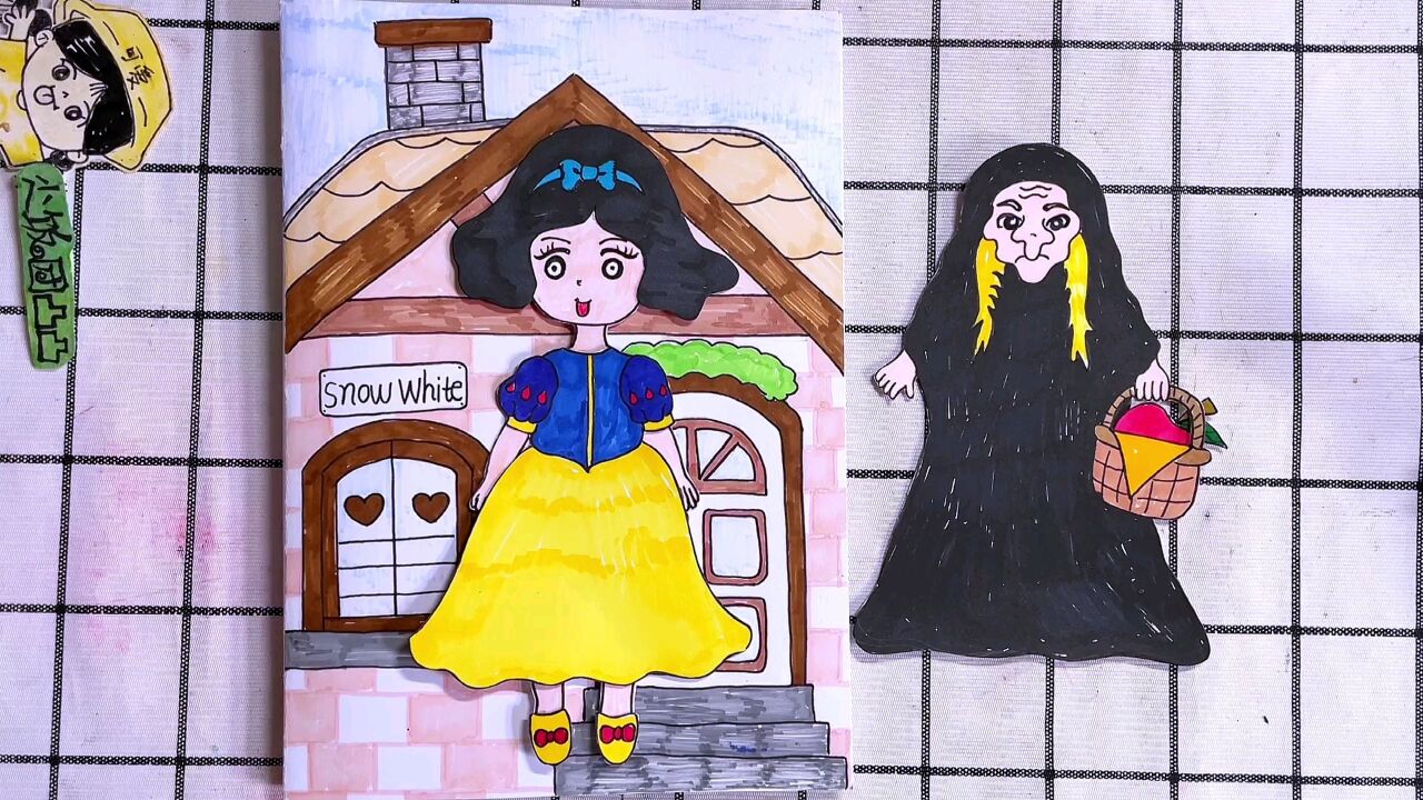 自制《白雪公主和巫婆》换装盲盒啦!