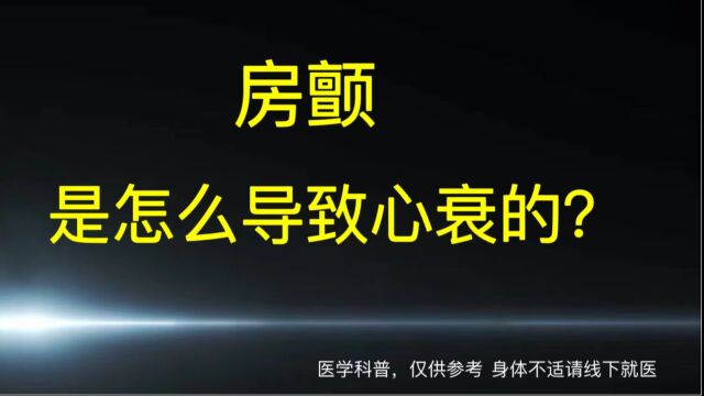 马宝琳:房颤是怎么导致心衰的?