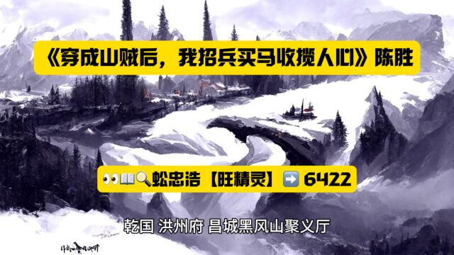 经典《穿成山贼后,我招兵买马收揽人心》陈胜整篇阅读◇无删减