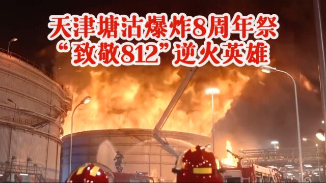 天津塘沽爆炸8年祭!