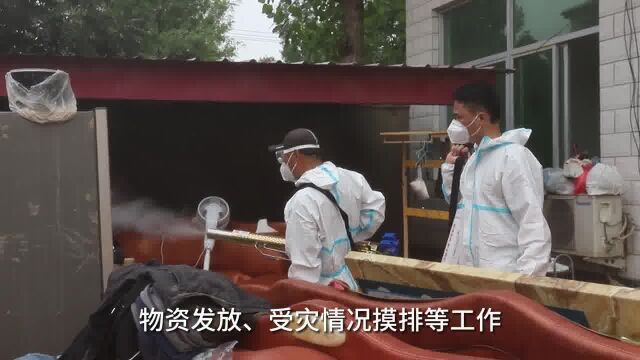 直击现场|涿州市人社局下沉刁窝镇8个受灾村携手重建家园