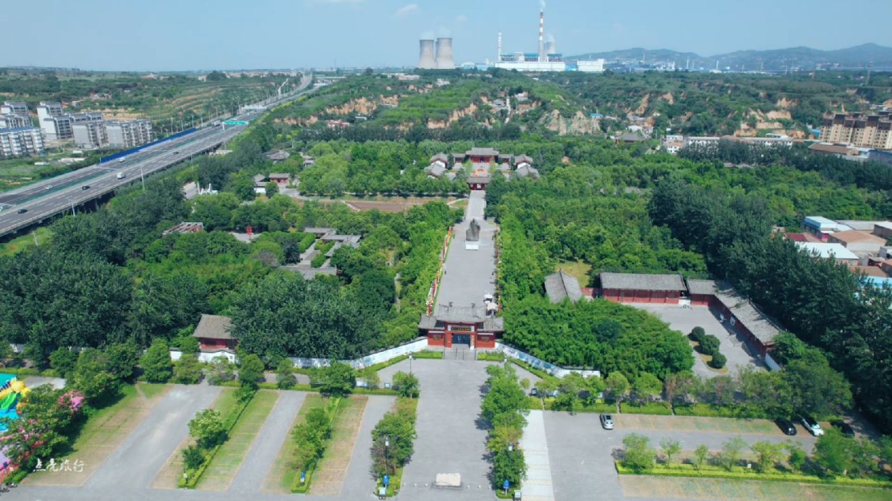 巩义杜甫故里景区美景全貌