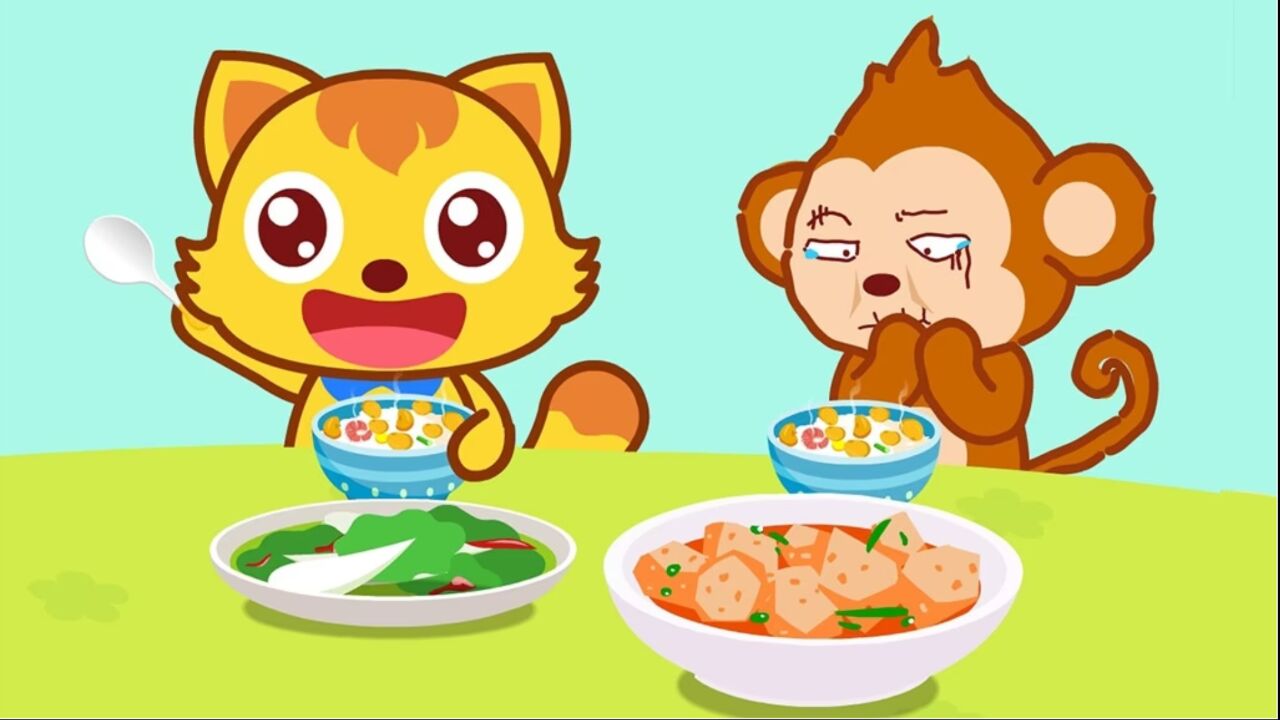 儿歌童谣:吃豆豆,长肉肉,挑食的宝宝精瘦瘦