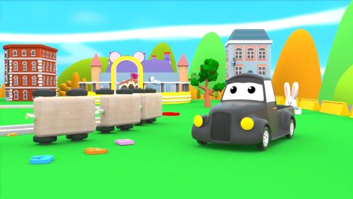 《车宝贝玩具城之数字王国》第24集车宝贝救援脱轨的数字小火车