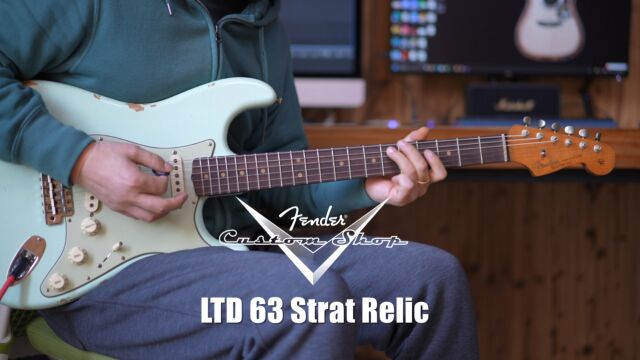 Fender LTD Customshop 63 Strat Relic做旧与颜色恰到好处 电吉他评测