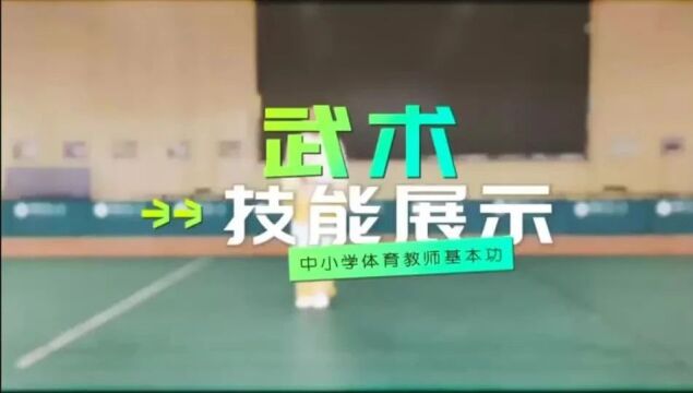 中小学体育教师基本功技能展示之武术篇【附视频及动作图解】