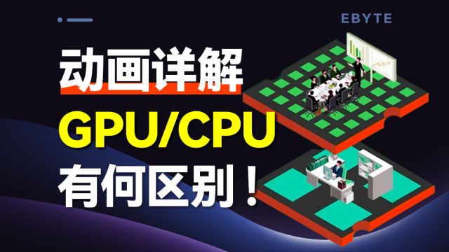 【动画讲解】GPU和CPU的区别在哪?