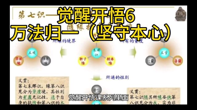 觉醒开悟6万法归一(坚守本心)