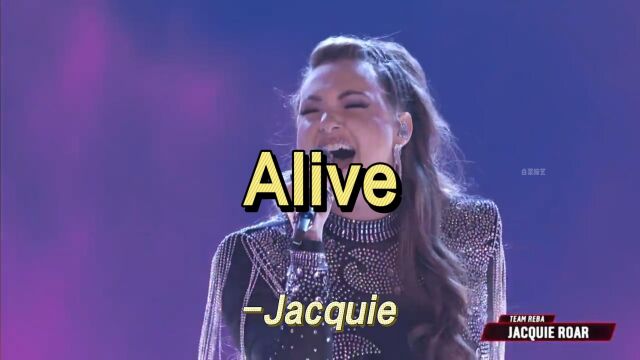 Jacquie Roar演唱《Alive》点燃全场激情