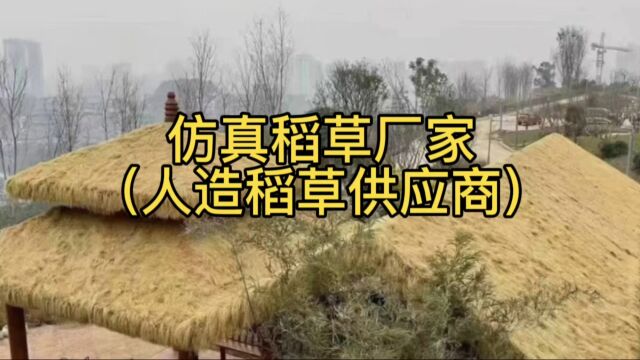 仿真稻草厂家(人造稻草供应商)