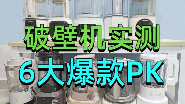 家用破壁机哪个牌子好?6大爆款实测对比