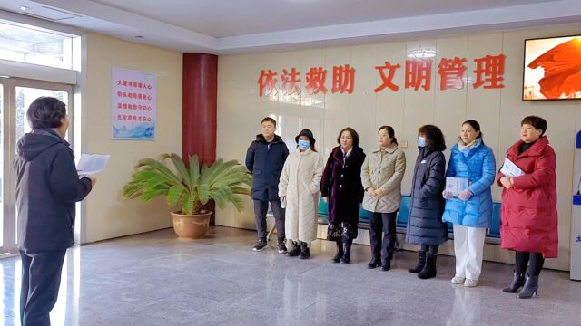 驻马店市民政局、市社会组织发展促进会携同爱心企业家冒寒慰问一线救助工作者