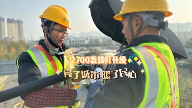 亮了城市 暖了民心!龙泉驿2700盏路灯升级