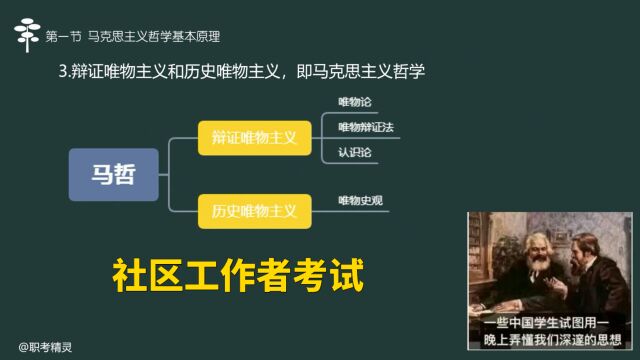 社区工作者考试,用名言来判断主客观唯心主义,哲学部分经常考