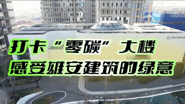 打卡“零碳”大楼,感受雄安建筑的绿意!